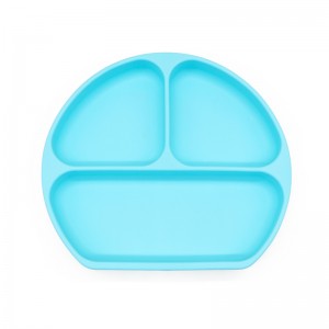 Best quality China Cute Animal Shape Silicone Baby Bowl Placemat Food Plate Silicone Baby Plate