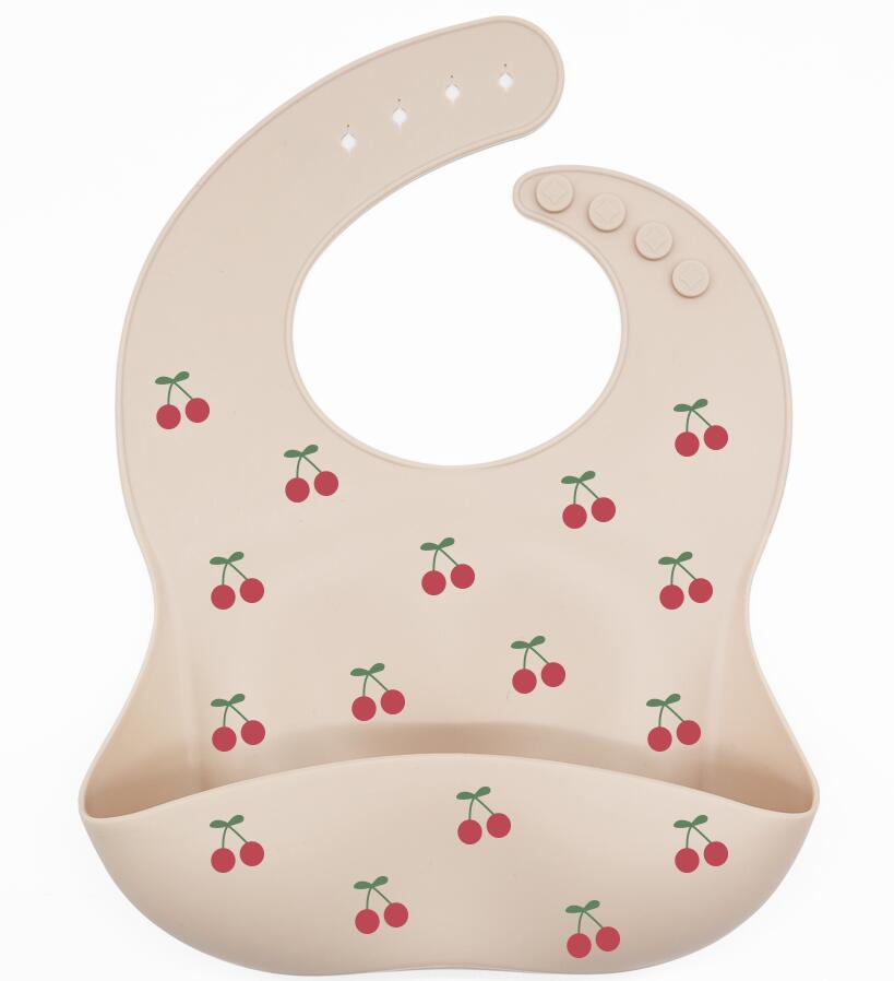 OEM Manufacturer Wooden Toy Boat - China Cheap price Waterproof Adjustable Snaps Baby Bibs For Infants And Toddlers With Food Catcher Pocket silicone baby bib – Melikey