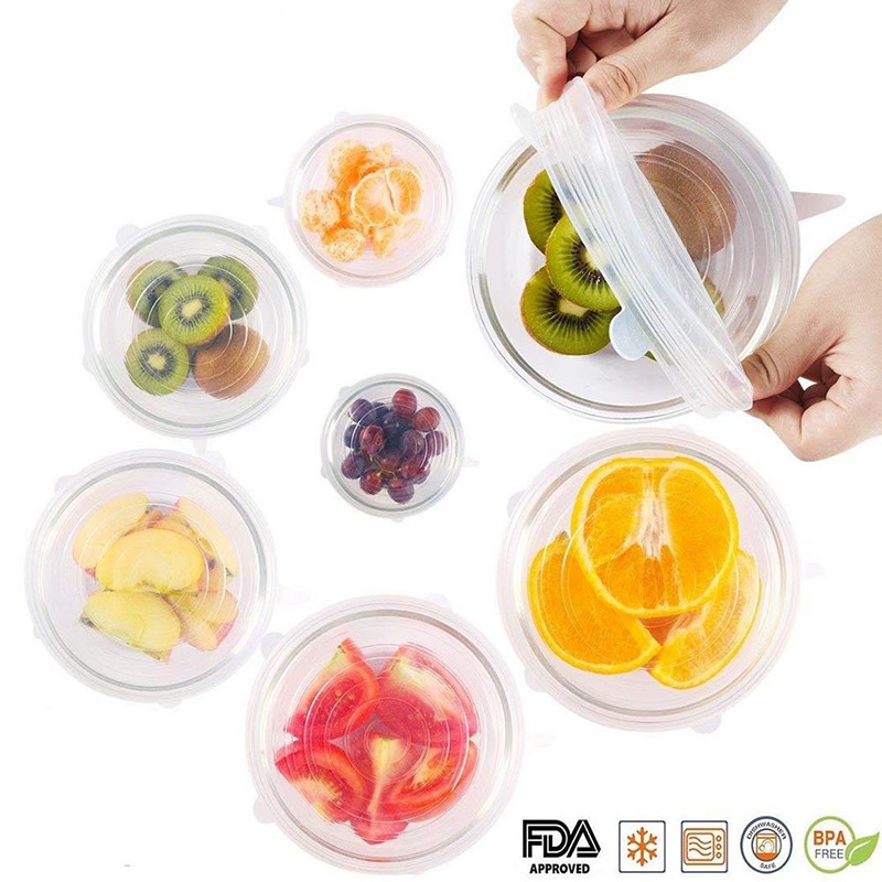 Professional Design Baby Food Holder - Silicone Stretch Lid Expandable Reusable Durable | Melikey – Melikey