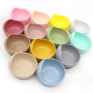 OEM China Collapsible Storage Containers - Suction Style Baby Silicone Bowl Food Grade l Melikey – Melikey