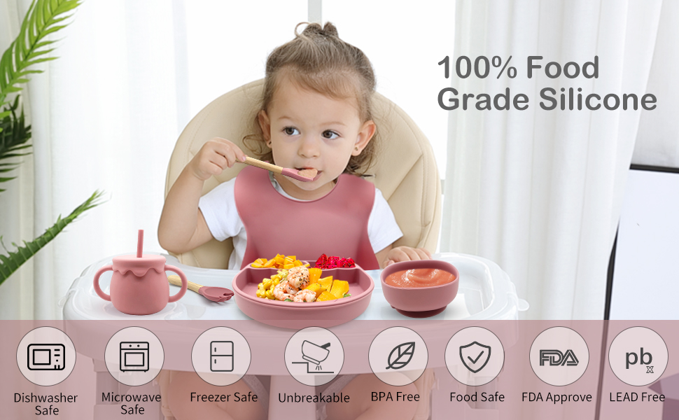 What is the safe material for baby feeding tableware l Melikey