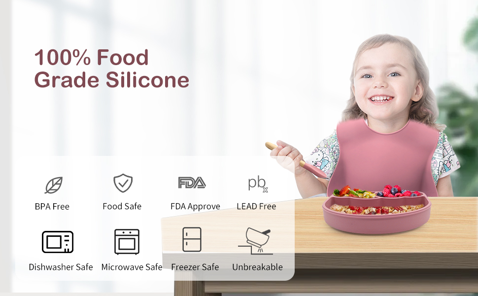 What are the benefits of silicone baby feeding sets l Melikey