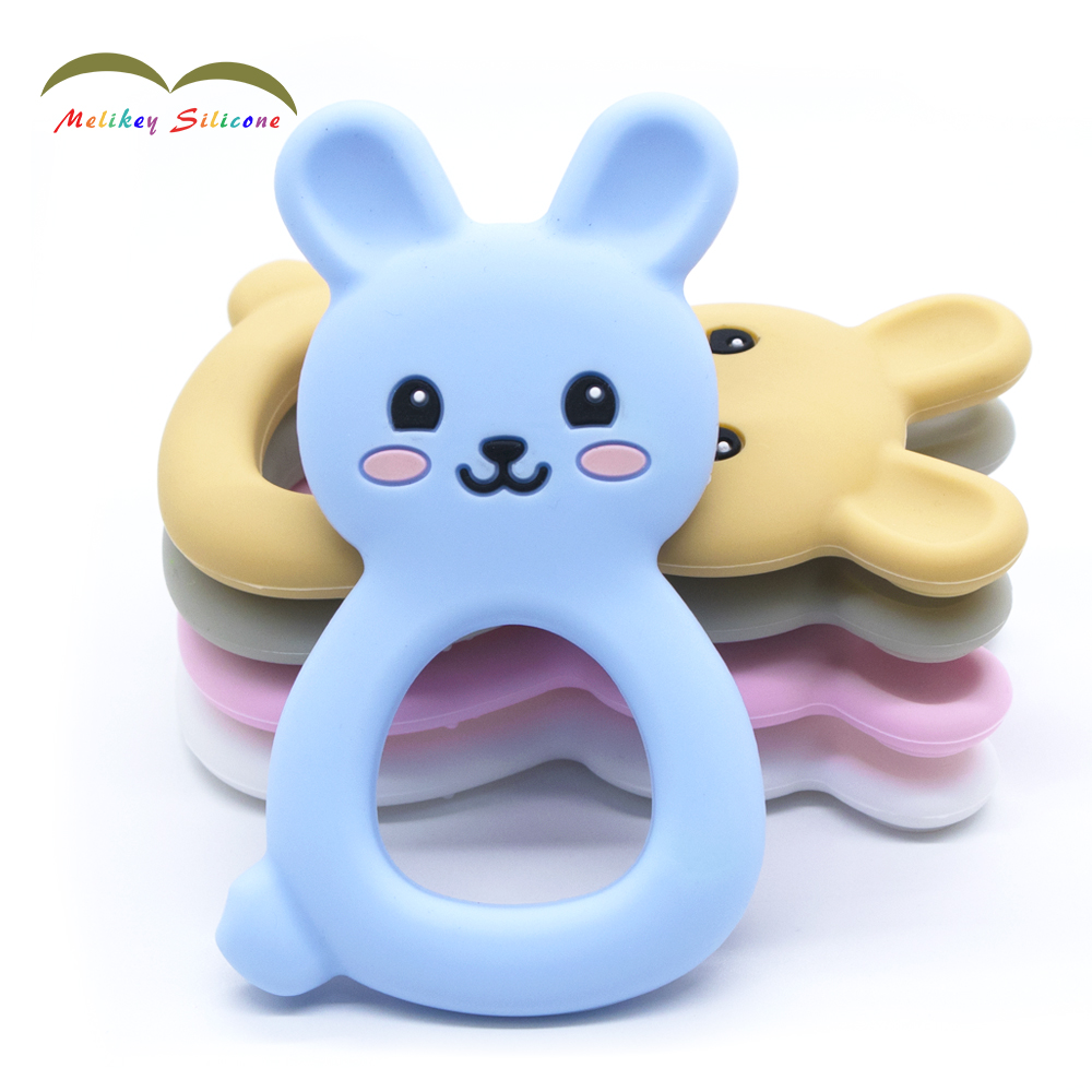 Wholesale Dealers of Funny Baby Teethers - Silicone Bunny Teether Wholesale Silicone Teething Toy – Melikey