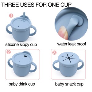 Silicone Baby Cup Training Sippy Infant Eco Friendly l Melikey