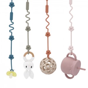 Silicone Pacifier Chain Safety Strap ຂາຍສົ່ງ l Melikey