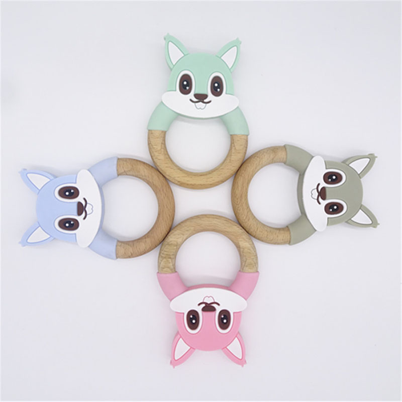 Bottom price Natural Pacifier - Wooden Teether Handmade Teething Toys | Melikey  – Melikey