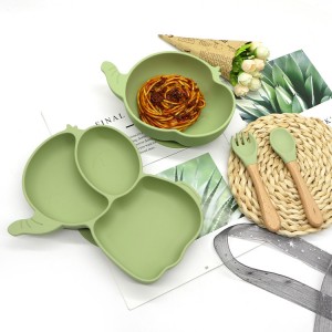 Set de plats de silicona per a nadons d'alimentació personalitzada l Melikey