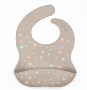 Silicone Baby Bib Waterproof Disposable Custom DIY l Melikey