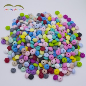 China OEM Custom Baby Teether Silicone Teething Beads
