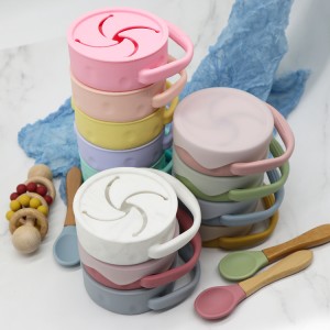 Silicone Snack Cup Baby Dilipat Pabrik Grosir l Melikey