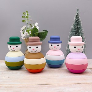 Puer Silicone Stacking Toy Christmas Bulkbuy l Melikey