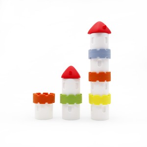 Silikoni Stacking Toy Fun Baby Supplier l Melikey