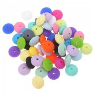 18 Years Factory Food Grade Silicone Loose Beads Bpa Free Silicone Beads For Baby