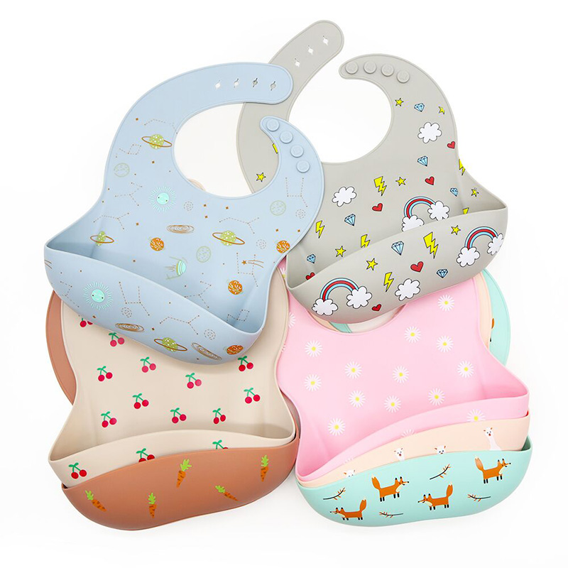 Factory Outlets Wooden Teether - 100% Original China Manufacturer Custom Logo Waterproof Baby Food Pocket Silicone Bib – Melikey