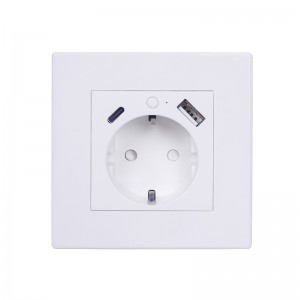 Reasonable price for China 250V 13A Glass Panel Dual USB+3-Pin Multifunctional Wall Neon Switch Electrical Socket Outlet