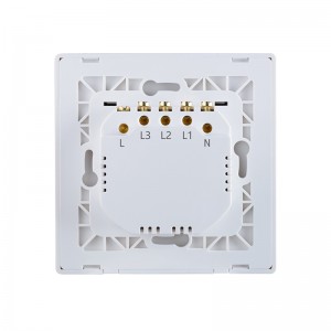 Smart Touch Switch Tuya Manufacturer Wall Light Switch, Glass Panel, Neutral Wire Required, EU