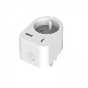Factory Promotional Hailar UK Standard Smart WiFi Plug with Switched Socket Support Smart Life APP with USB Outlet