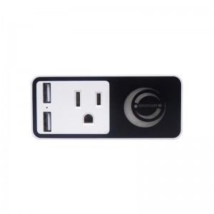 Logo Customized Smart Socket WI-FI G With Two USB ports, Approved UL ETL And FC Certificate Works with Amazon Alexa, Google Home