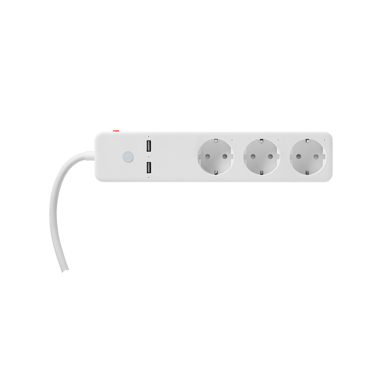 Tuya EU Smart Power Strip 16A with Surge Protector, 3 AC Outlets and 2 USB ports, with Timer Schedule Featured Image