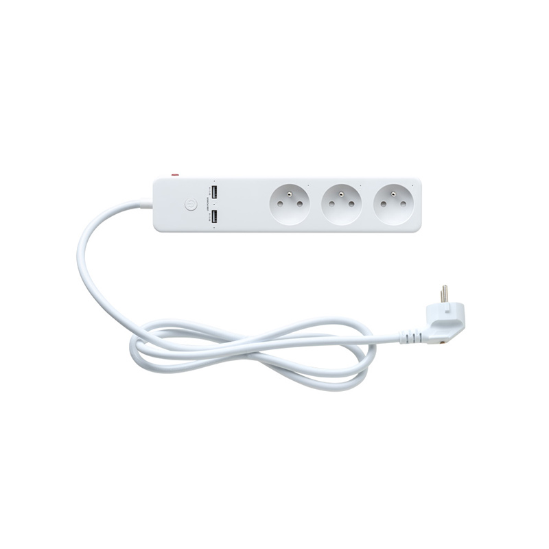 Tuya Smart multi-extender, 16A smart outlets, 3 sockets and 2 USB, compatible with Alexa and Google home Featured Image