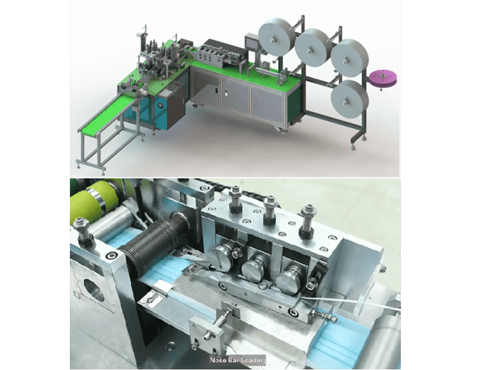 China New ProductWaterproof Ribbon, Belt Finishing Range - Automatic Assembly Machine for Surgical Masks – Sino
