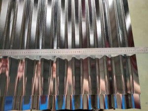 Material Big Spangle Galvanised SGCC Corrugated Steel Sheet