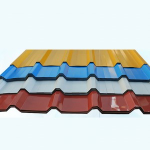 Corrugated Galvalume Building Material Colored Prepainted Roofing Sheet