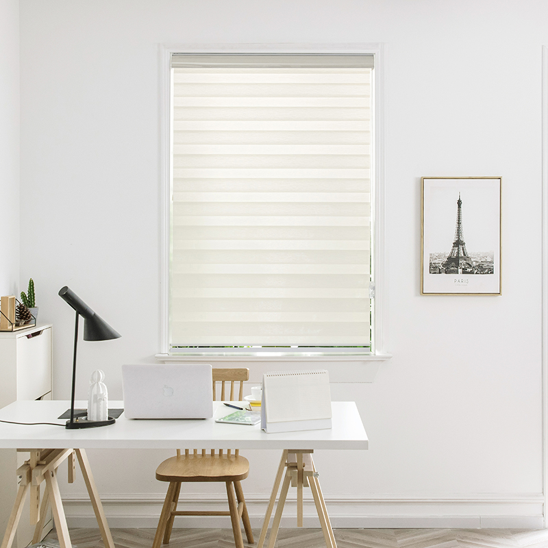 Factory SupplyMotorised Zebra Blinds- High Quality Zebra Roller Blinds Smart Automatic 100% Polyester Window Curtains – Sisheng
