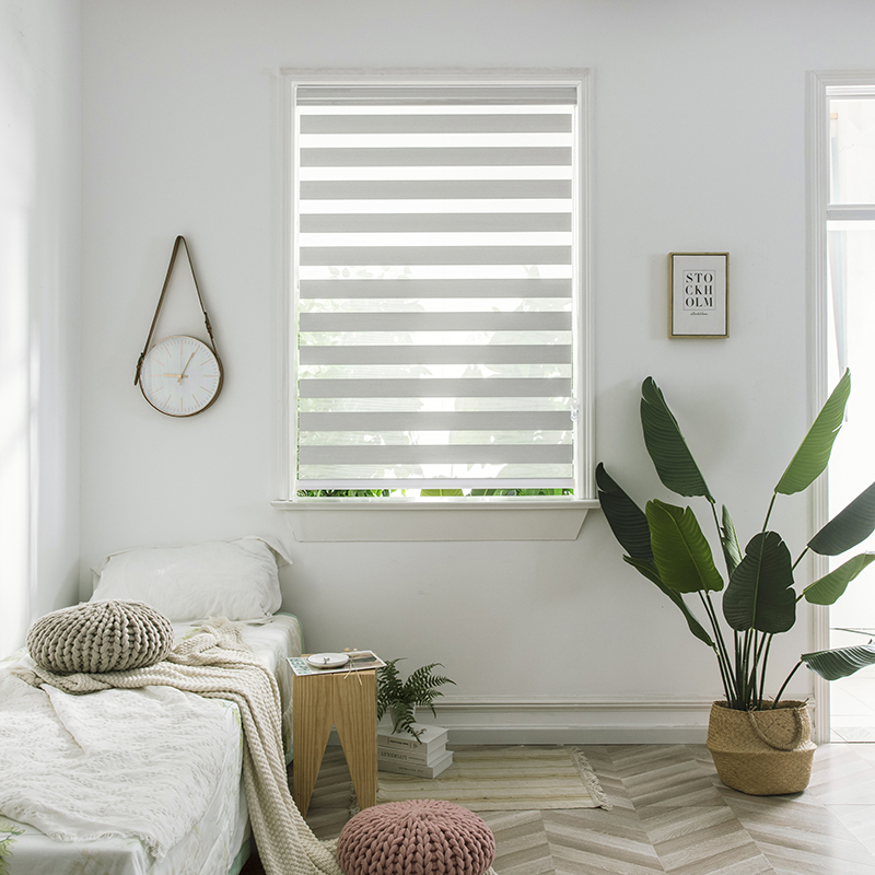 Zebra Shading Blinds 100% Polyester Waterproof Zebra Roller Blinds for Window Featured Image