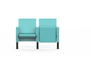 HS-2202 |Una sedia d'auditoriu cù un design simplice è linee lisce