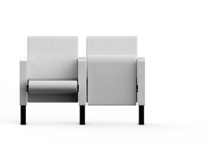 एचएस-2202 |सरल डिज़ाइन और चिकनी रेखाओं वाली एक सभागार कुर्सी
