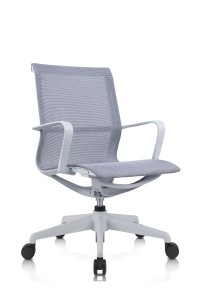 CH-285B-HS |เก้าอี้ประชุมตาข่ายสีเทา