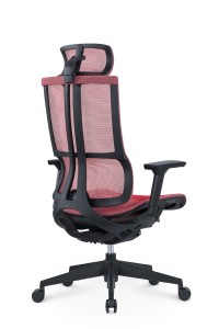 Best-Selling High Back Black Ergonomic Office Mesh Chair Boss Chairs for Conference Room