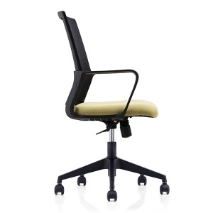 OEM/ODM Supplier China Stainless Steel Frame Leather Swivel Chair Modern Green Cheap Executive Office Chairs Staff Chair Computer Desk Task Office Chair