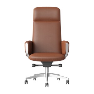 AR-ALM | Energize Your Workspace with Almond-inspired Leather Chair