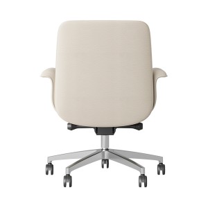 AR-SWA | Swan-like Leather Chair, Elegant & Functional