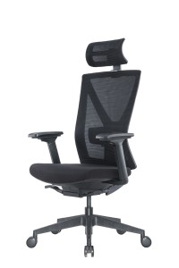 Regulowane krzesło siatkowe z oparciem siedzenia