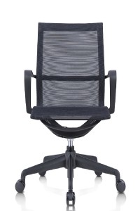 Factory Free sample Anji chairs staff ergonomic swivel mesh computer office chair with wheel
