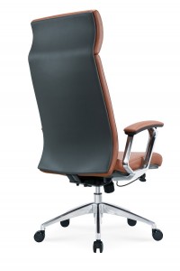 OEM/ODM Manufacturer China Multifunctional Reception Guest Office Swivel Leather Chair for Boss