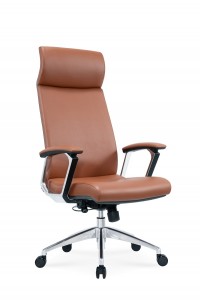 OEM/ODM Manufacturer China Multifunctional Reception Guest Office Swivel Leather Chair for Boss