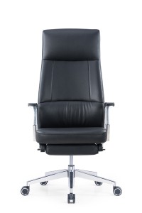 CH-329A |Nolaižams ādas krēsls ar kāju balstu