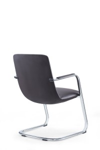 CH-341C |Cadeira de reunião em couro