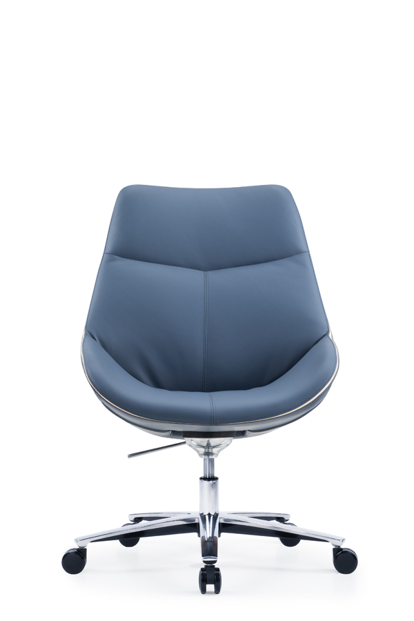 Middle Back Leather Swivel Chair Featured Image