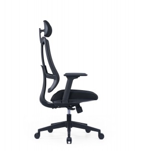 CH-356A |Cadira executiva moderna amb respatller alt, la millor cadira d'oficina ergonòmica de malla amb reposacaps