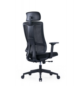 CH-356A |Mūsdienīgs vadības krēsls ar augstu atzveltni Labākais ergonomiskais tīkla biroja krēsls ar galvas balstu