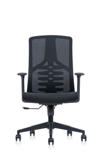 CH-359 |Draaibare mesh-bureaustoelen met middenrug