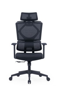 Nieuwe collectie ergonomische bureaustoel met hoge rugleuning