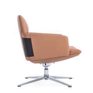 CH-511 |Δερμάτινη καρέκλα γραφείου σε ελαφρύ & τετράγωνο στυλ