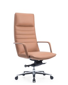 CH-512 |Dobrej jakości skórzane krzesło biurowe