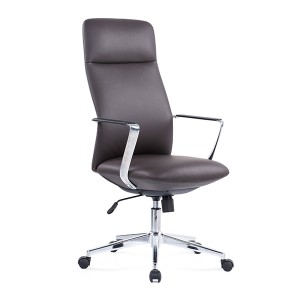 CH-527 | Modern Leather Swivel Executive Office Chair